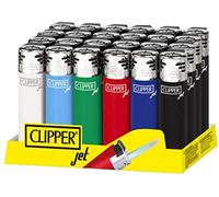 Clipper GENUINE 4 x LIGHTER WINDPROOF JET TURBO FLAME GAS REFILLABLE CIGARET By Ksp Partners