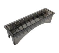 Clipper Guard Holder Organizer,Clipper Comb Holder Case,Grid Base Box For Universal Hair Clippers Limit Comb,Storage for Clipper Guards,Fit Well and Easy to Store Away When Done Using (Grey, L)