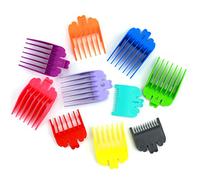Clipper Guards for Wahl,10 Pcs Wahl Clipper Guards Professional Hair Clipper Guide Combs Replacement Guards Attachment Compatible with Wahl Clippers(Colorful)