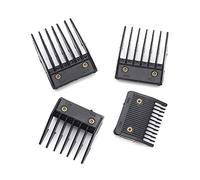 Clipper Guards Universal Hair Clipper Limit Comb 4 PCS or 8PCS Professional Clipper Guard Trimmers DIY Guide Attachment Size Barber Replacement Metal Clip Cutting Guide Comb