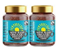 Clipper House Blend Organic Arabica Instant Coffee - 100g, Freeze-Dried Fairtrade Coffee, Rich & Smooth Gourmet Instant Coffee, Ethically Sourced Organic Coffee (Pack of 3) from SuperfoodUK