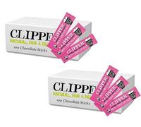 Clipper Instant Fairtrade Hot Chocolate Sticks 100 Sachets, Rich & Creamy Chocolate Drink, Single-Serve 28g Sachets, Ethically Sourced Cocoa, (Pack of 2) from SuperfoodUK