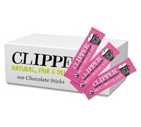Clipper Instant Fairtrade Hot Chocolate Sticks 100 Sachets, Rich & Creamy Chocolate Drink, Single-Serve 28g Sachets, Ethically Sourced Cocoa, (Pack of 1) from SuperfoodUK