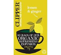 Clipper Lemon& Ginger 20 Bags (Pack of 2)