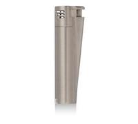 Clipper Lighter - Metal Electronic Edition - Matt Silver with Metal Box