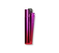Clipper Lighter Metal Flint Refillable Gas Lighter, Classic Metal Clipper Lighter Design, Single Premium Piece in Collector Tin Presentation Box clipper Gift Pack, Pack of 1 (Pink Gradient)