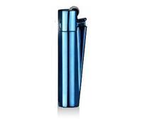 Clipper Lighter Solid Metal Blue Shiny Finished by Gr8vape