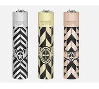 Clipper Metal Clipper Lighter PILOT SOUL Gift Case FANCY TOP Gas Refillable X 1 (ASSORTED COLOUR SEND OUT)