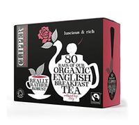 Clipper Organic and Fairtrade English Breakfast Teabags, 80-Count