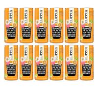 Clipper Organic Chamomile Peach & Orange Infusion Drink 250ml Cans (Pack of 12) | No Added Sugar | Refreshing Caffeine-Free Fruit Drink | from SuperfoodUK