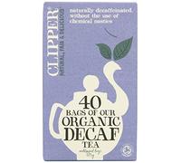 Clipper Organic Decaffeinated Tea 40 Bags (Pack of 4)