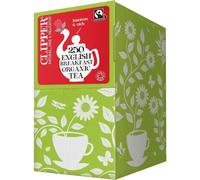 Clipper Organic English Breakfast Tea Bags | 250 Individually Wrapped Teabags | Bulk Buy, Home & Catering | Caffeine-Free Herbal Tea Bags |