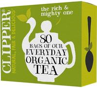 Clipper Organic Everyday 80 Teabags (Pack of 6, Total 480 Teabags).250 grams