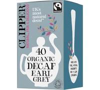Clipper Organic Fairtrade Decaf Earl Grey Black Tea 1 x 40 Teabags