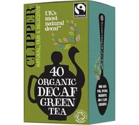 Clipper Organic Fairtrade Decaf Green Tea Bags – Unbleached & Biodegradable – 40 Bags