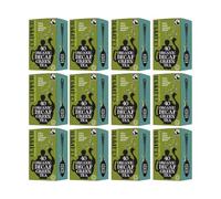 Clipper Organic Fairtrade Decaf Green Tea Bags 40 Teabags (Pack of 12), Naturally Decaffeinated Green Tea, Plastic-Free Biodegradable Teabags, Vegan & Organic, from SuperfoodUK