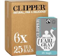 Clipper Fairtrade Organic Earl Grey Tea Bags (Pack of 25) CTN406