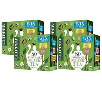 Clipper Organic & Fairtrade Everyday -80 Tea Bags, Full-Bodied Black Tea, Plastic-Free Unbleached Biodegradable Plant-Based Tea Bags, Non-GM Organic Breakfast Tea (Pack of 4) from SuperfoodUK