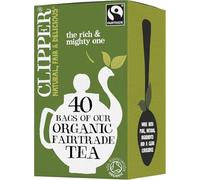 Clipper Tea Bags Everyday — Fairtrade Organic Unbleached Plastic-Free — 40