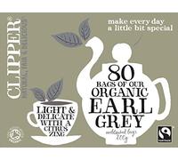 Clipper Organic Fairtrade Everyday Earl Grey Tea - 80 Tea Bags (200 g) Pack of 6