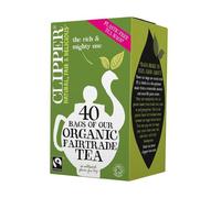 Clipper Tea Bags Everyday — Fairtrade Organic Unbleached Plastic-Free — 40