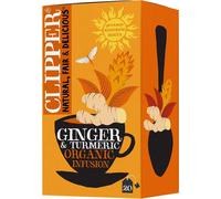 Clipper Organic Ginger & Turmeric Tea Bags - 20 Count