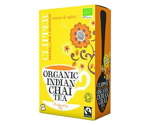 CLIPPER Organic Indian Chai Fairtrade 20bags (PACK OF 1)