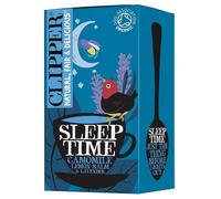 Clipper Organic Infusion Snore and Peace Organic Chamomile, Lemon Balm and Lavender Enveloped 20 Teabags 30 g (Pack of 6)