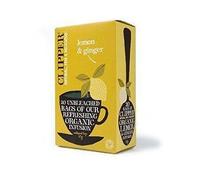 Clipper Organic Lemon & Ginger 20bag x 4 (Pack of 4)