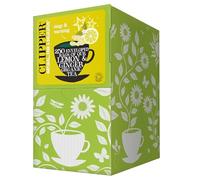 Clipper Organic Lemon & Ginger Tea Bags | 250 Individually Wrapped Teabags | Bulk Buy, Home & Catering | Caffeine-Free Herbal Tea Bags | Eco-Conscious, Natural, Unbleached & Biodegradable