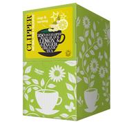 Clipper Organic Lemon & Ginger Tea Bags | 250 Individually Wrapped Teabags | Bulk Buy, Home & Catering | Caffeine-Free Herbal Tea Bags |