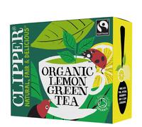 Clipper Organic Lemon Green Tea Bags - 80 Teabags, Fair Trade