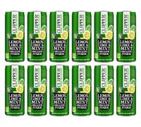 Clipper Organic Lemon Lime & Mint Infusion Drink 250ml Cans (Pack of 12) | No Added Sugar | Refreshing Caffeine-Free Fruit Drink | from SuperfoodUK