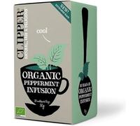 Clipper Organic Peppermint Herbal Infusion 20 bags Tea 1 Box of 30g 1.1oz