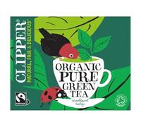 Clipper Organic Fairtrade Pure Green Tea - 80 Teabags