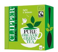 Clipper Organic Pure Green Envelop String & Tag Tea 1 x 50 Teabags