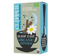 Clipper Organic Sleep Easy Herbal Infusions Tea 6 x 20 Teabags | Organic Tea, Caffeine Free, Herbal Infusion for Digestion & Wellness, Unbleached & Biodegradable Teabags