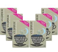 Clipper Organic Sleep Easy Herbal Tea, 20 Tea Bags, Naturally Caffeine-Free Bedtime Tea, Plastic-Free Plant-Based Teabags, Organic & Vegan,(Pack of 6) from SuperfoodUK