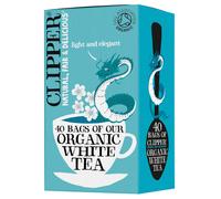 Clipper Organic White Tea Bags 40 Bags, Natural