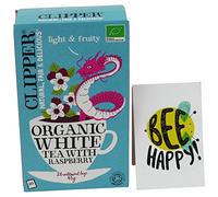 CLIPPER-Organic White Tea with Natural Raspberry Flavour 26 bags
