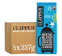 Clipper Organic Fairtrade Papua New Guinea Roast and Ground Arabica Coffee 227 g (Pack of 4)