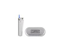Clipper Silver Jet Flame Metal Gas Lighter