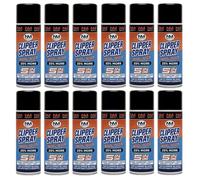 Clipper Spray Cool Care 5 IN ONE For Clipper Blades by NM Beauty (Cleaner/Disinfectant/Coolant/Lubricant/Anti-Dust) 500g Full Box- (Pack of 12)