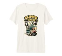 Clipper Station Barber Prep Premium T-Shirt