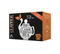Clipper Tea Everyday Fairtrade Black Tea Bags Set of 1120 | Bulk Catering Pack of 1120 Teabags | Unbleached, Plant Based & Biodegradable | Perfect for Office, Parties, Afternoon Tea, & Food Service