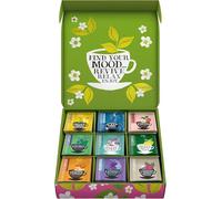 Clipper Tea Organic Herbal & Green Tea Selection Gift Box, Eco Friendly & Fair Trade, Assorted Individually Wrapped Tea Bags, 1 Sampler Box with 45 Unbleached Tea Bags
