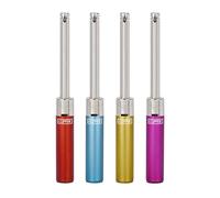 Clipper Tube Plus Crystal Refillable Lighters, Set of 4 RANDOM COLOURS BY KSP PARTNERS LTD