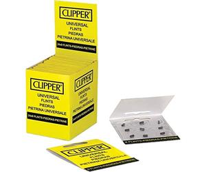 Clipper Universal Flints Stones 24 x 9 Per Pack by Clipper Black/White