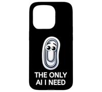 Clippy - The Only AI I Need Paper Clip Case for iPhone 15 Pro