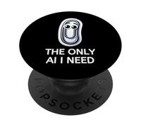 Clippy - The Only AI I Need Paper Clip PopSockets Adhesive PopGrip